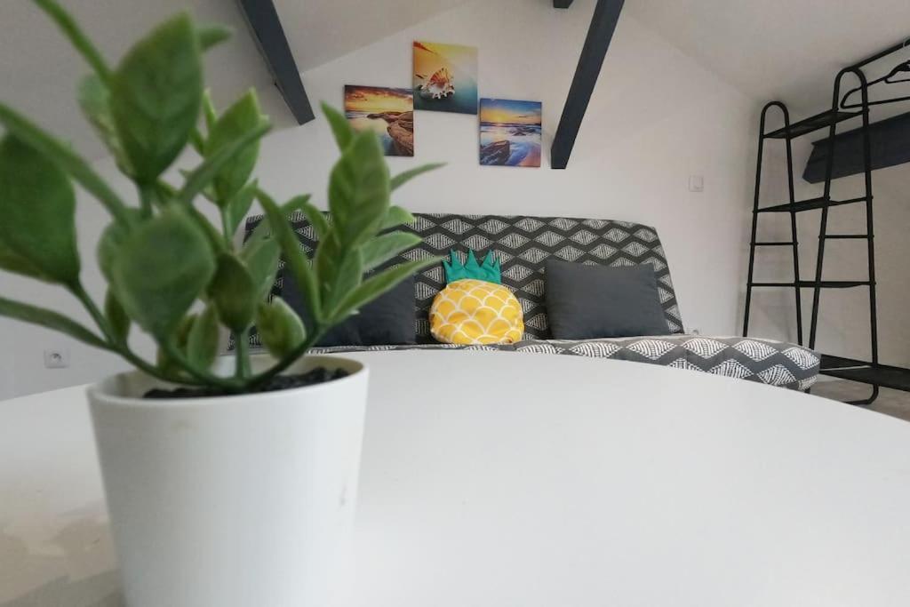 Апартаменты Atypique T1 Duplex - Wifi .Parking .Proche .Gare Сен-Кантен Экстерьер фото